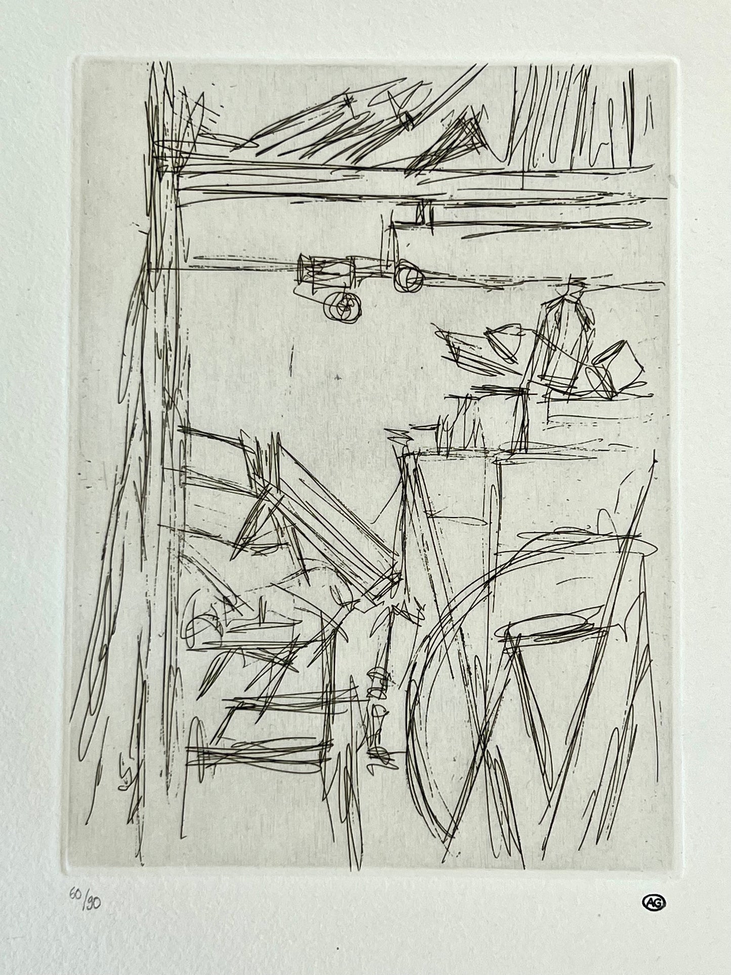 Alberto Giacometti Coin de l’atelier de Diego I, stempelsigniert und nummeriert