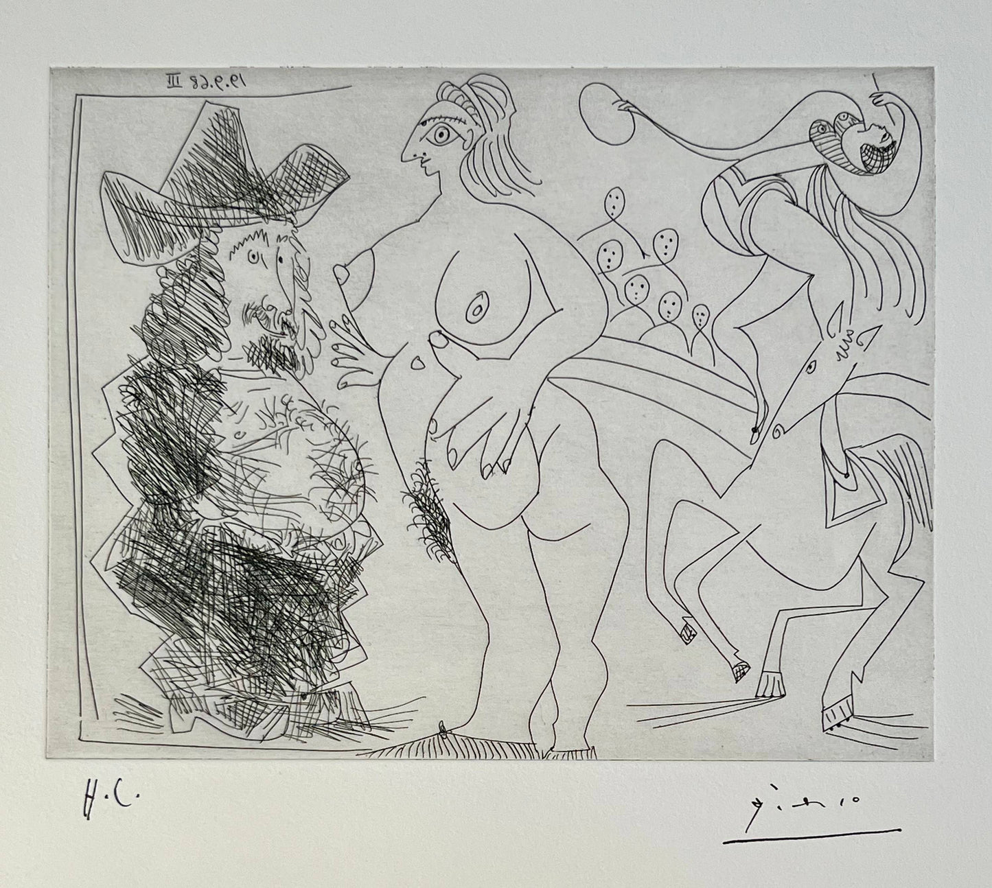 Pablo Picasso - Erotik in der Manege